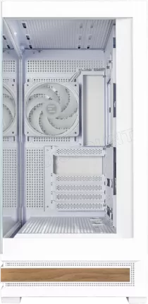 Photo de Boitier Moyen Tour ATX Zalman P40 Namu RGB avec panneaux vitrés (Blanc)