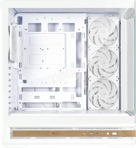 Photo de Boitier Moyen Tour ATX Zalman P40 Namu RGB avec panneaux vitrés (Blanc)