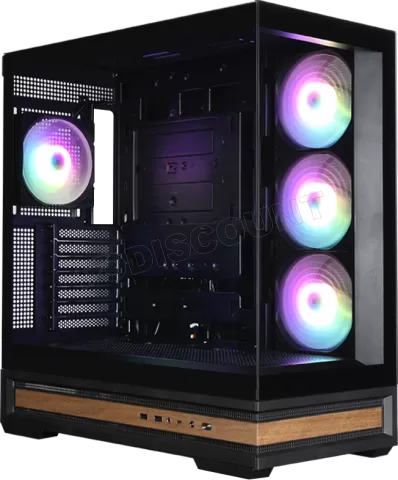 Photo de Boitier Moyen Tour ATX Zalman P40 Namu RGB avec panneaux vitrés (Noir)