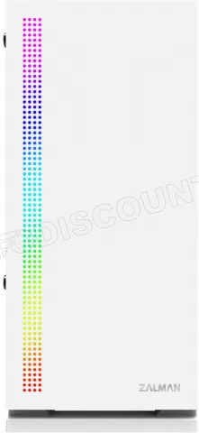 Photo de Boitier Moyen Tour ATX Zalman S5 RGB avec panneaux vitrés (Blanc)