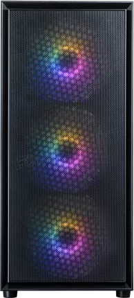Photo de Boitier Moyen Tour ATX Zalman S6 RGB avec panneau vitré (Noir)