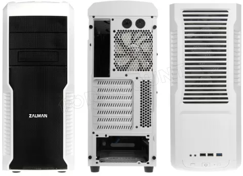 Photo de Boitier Moyen Tour ATX Zalman Z3 Plus White (Blanc)