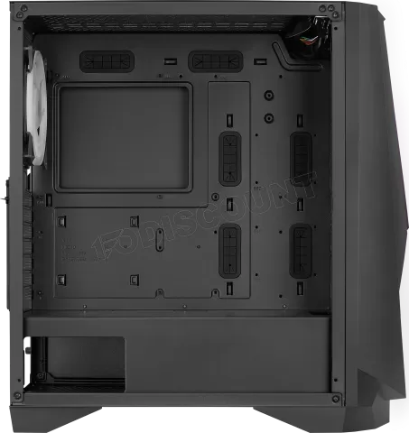 Photo de Boitier Moyen Tour E-ATX AeroCool Visor RGB avec panneau vitré (Noir)