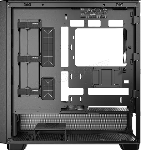 Photo de Boitier Moyen Tour E-ATX Antec Flux avec panneau vitré (Noir/Marron)