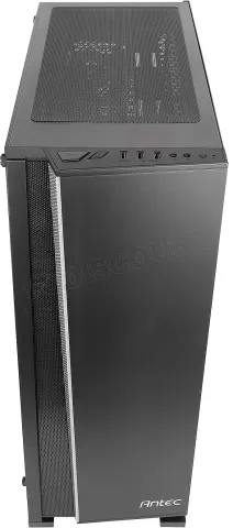 Photo de Boitier Moyen Tour E-ATX Antec NX500 RGB avec panneau vitré (Noir)