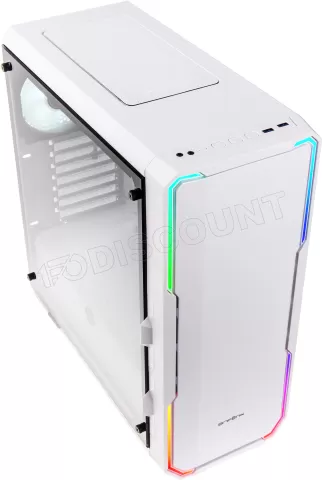Photo de Boitier Moyen Tour E-ATX BitFenix Enso RGB avec panneau vitré (Blanc)
