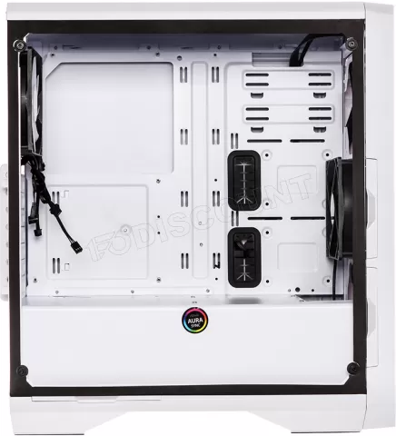Photo de Boitier Moyen Tour E-ATX BitFenix Enso RGB avec panneau vitré (Blanc)