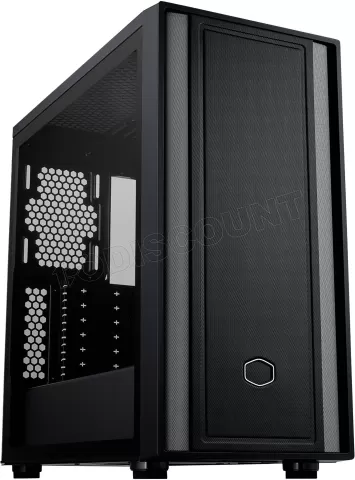 Photo de Boitier Moyen Tour E-ATX Cooler Master MasterBox 600 Lite avec panneau vitré (Noir)