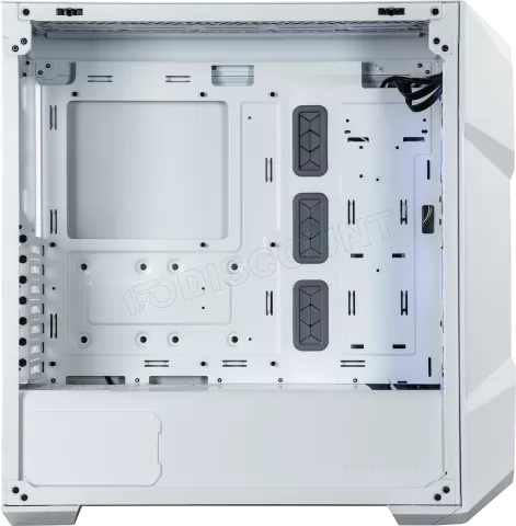 Photo de Boitier Moyen Tour E-ATX Cooler Master MasterBox TD500 Mesh V2 RGB avec panneau vitré (Blanc)