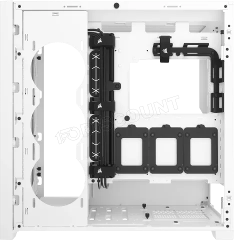 Photo de Boitier Moyen Tour E-ATX Corsair 5000D Core Airflow avec panneau vitré (Blanc)