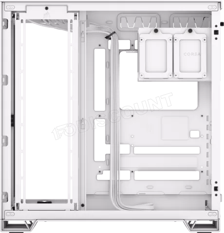 Photo de Boitier Moyen Tour E-ATX Corsair 6500X RGB avec panneaux vitrés (Blanc)