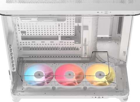 Photo de Boitier Moyen Tour E-ATX Corsair Air 5400 RS-R RGB avec panneaux vitrés (Blanc)