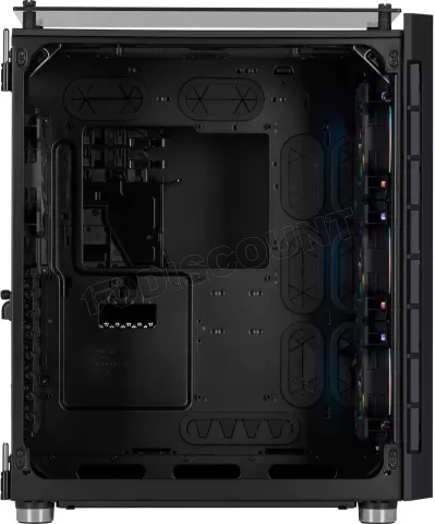 Photo de Boitier Moyen Tour E-ATX Corsair Crystal 680X RGB avec panneaux vitrés (Noir)