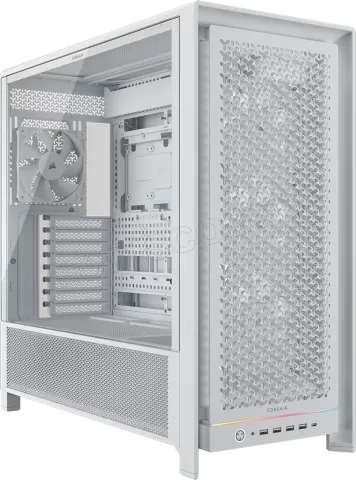 Photo de Boitier Moyen Tour E-ATX Corsair Frame 5000D RS avec panneau vitré (Blanc)