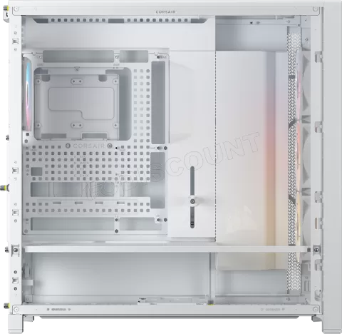 Photo de Boitier Moyen Tour E-ATX Corsair Frame 5000D RS RGB avec panneau vitré (Blanc)