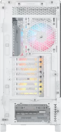 Photo de Boitier Moyen Tour E-ATX Corsair Frame 5000D RS RGB avec panneau vitré (Blanc)