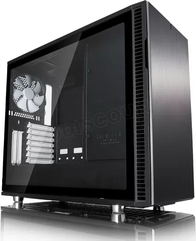 Photo de Boitier Moyen Tour E-ATX Fractal Design Define R6 avec panneau vitré (Noir)