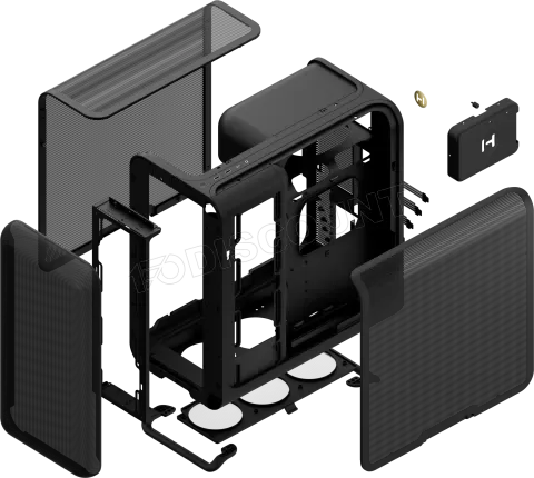 Photo de Boitier Moyen Tour E-ATX Hyte X50 Air (Noir)