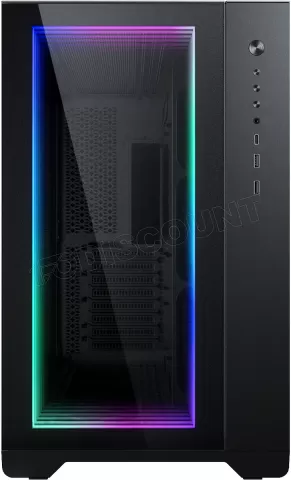 Photo de Boitier Moyen Tour E-ATX Magnium Gear Neo Qube 2 Infinity Mirror RGB avec panneau vitré (Noir)