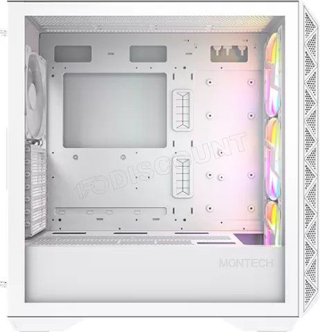 Photo de Boitier Moyen Tour E-ATX Montech Air 903 Max RGB avec panneau vitré (Blanc)