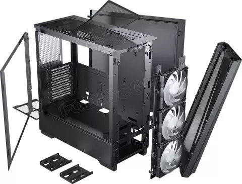 Photo de Boitier Moyen Tour E-ATX Phanteks Eclipse G370A RGB avec panneau vitré (Noir)