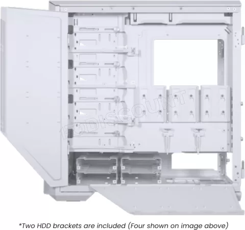 Photo de Boitier Moyen Tour E-ATX Phanteks Eclipse G500A D-RGB avec panneau vitré TG (Blanc)