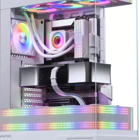 Photo de Boitier Moyen Tour E-ATX Phanteks Evolv X2 Matrix RGB avec panneau vitré (Blanc)