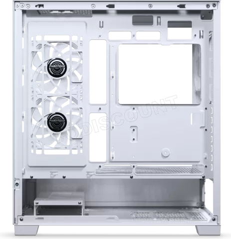 Photo de Boitier Moyen Tour E-ATX Phanteks XT View Matrix RGB avec panneaux vitrés (Blanc)