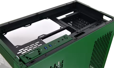 Photo de Boitier Moyen Tour E-ATX Thermaltake Centralized Thermal Efficiency E660 MX avec panneaux vitrés (Vert/Noir)