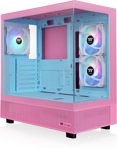Photo de Boitier Moyen Tour E-ATX Thermaltake View 270 Plus TG RGB avec panneaux vitrés (Rose)