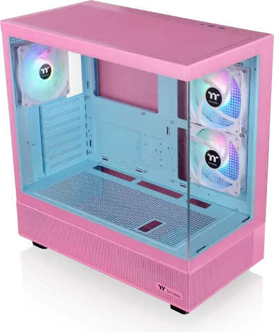 Photo de Boitier Moyen Tour E-ATX Thermaltake View 270 Plus TG RGB avec panneaux vitrés (Rose)