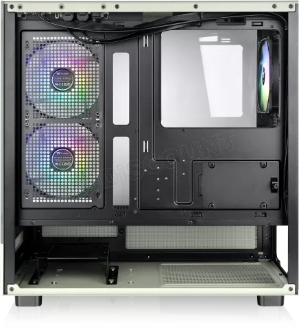 Photo de Boitier Moyen Tour E-ATX Thermaltake View 270 Plus TG RGB avec panneaux vitrés (Vert)