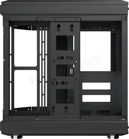 Photo de Boitier Moyen Tour E-ATX Xigmatek Cubi RGB avec panneaux vitrés (Noir)