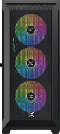 Photo de Boitier Moyen Tour E-ATX Xigmatek Master X II Pro RGB avec panneau vitré (Noir)