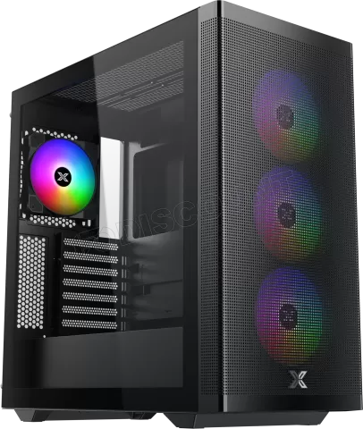 Photo de Boitier Moyen Tour E-ATX Xigmatek Osiris RGB avec panneau vitré (Noir)