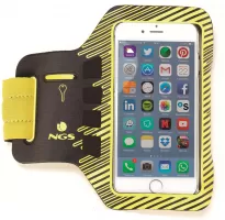 Photo de Brassard NGS Sprintter pour Smartphones 5"max (Noir/Jaune)