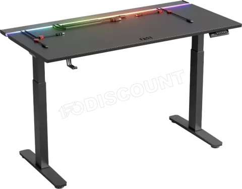 Photo de Bureau Gamer ergonomique motorisé 1stPlayer F.A.S.T. 140 (Noir)