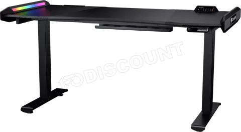 Photo de Bureau Gamer ergonomique motorisé Cougar E-Mars RGB (Noir)