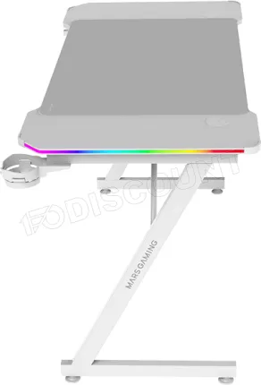 Photo de Bureau Gamer Mars Gaming MGD-X RGB - 120 (Blanc)