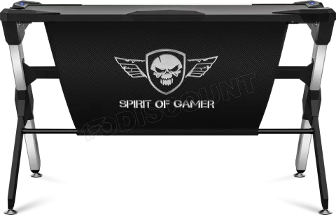 Photo de Bureau Gamer Spirit of Gamer Headquarter 500 RGB (Noir/Argent)