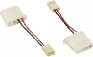 Photo de Cable adaptateur d'alimentation Molex vers 3 pin pour ventilateur
