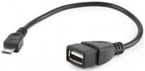 Photo de Cable adaptateur Gembird USB 2.0 OTG vers port Micro USB 15cm