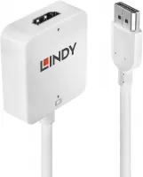 Photo de Câble adaptateur Lindy DisplayPort mâle 1.1 vers HDMI femelle 1.4 (Type A) 10cm (blanc)