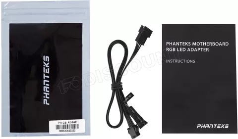 Cable adaptateur pour LED RGB Phanteks PH-CB-RGB4P 4 pins 60cm à