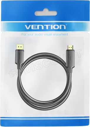 Photo de Cable Adaptateur Vention DisplayPort vers HDMi M/M 1m (Noir)