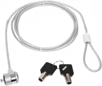 Photo de Cable Antivol à clé pour PC et portables (Blanc)