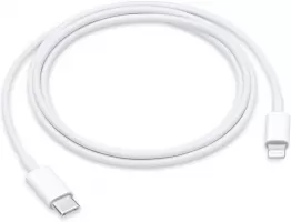 Photo de Cable Apple Lightning 1m (Blanc)