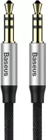 Photo de Cable audio Jack 3,5mm Baseus Yiven M30 M/M 50cm (Noir/Argent)