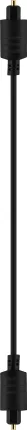 Photo de Cable audio optique T'nB Toslink M/M 1m (Noir)