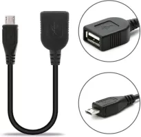 Photo de Cable D2 Diffusion micro USB vers USB femelle (OTG) pour smartphone/tablette